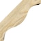 Ekena Millwork 4"W x 8"D x 8"H Funston Rough Sawn Knee Brace, Douglas Fir BRC04X08X08FST00RDF - alternate 2